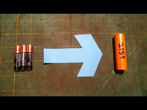AAA Battery To 18650 Cell, Flashlight Conversion / Mod / Upgrade / DIY Project