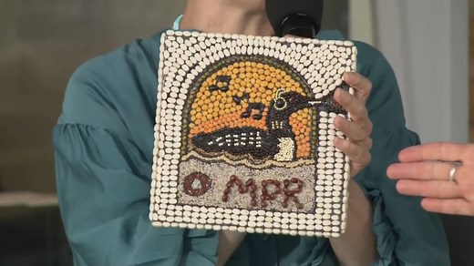 Blue ribbon-winning crop artist Jill Moe joined Cathy Wurzer at the Minnesota State Fair to talk about teaching her the uniquely Minnesota art form. From selecting the right seeds to recreating the perfect portrait, Jill shares the creative process behind her award-winning work and Cathy shares her finished project before it is given away to an audience member. | Almanac