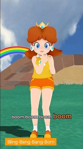💖 【MMD】 Princess Peach, Daisy & Rosalina dances to Bling-Bang-Bang-Born 💖 #peach #daisy #rosalina