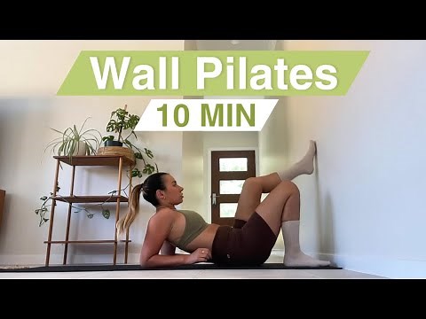 10 Min WALL PILATES ABS WORKOUT | 28 Day Wall Pilates Challenge / Day 3, 14 & 24