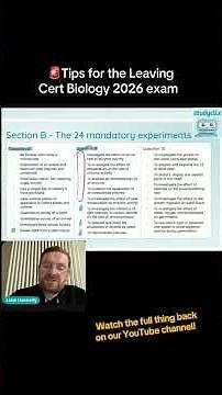 The 2026 LC Biology Exam: What you need to know