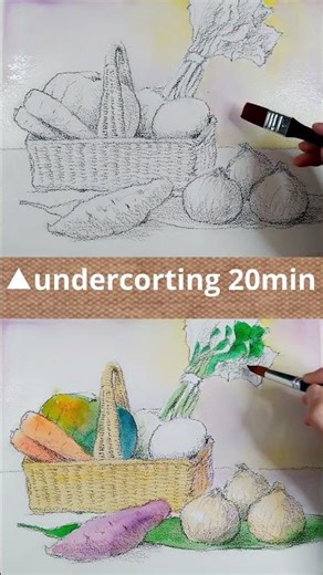 60min Painting by watercolor