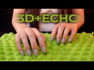 ASMR Brain Penetrating Tapping and Scratching for Sleep | 3D + Echo Effects 2 Hours (No Talking)