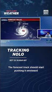 Hurricane Nolo remains stationary