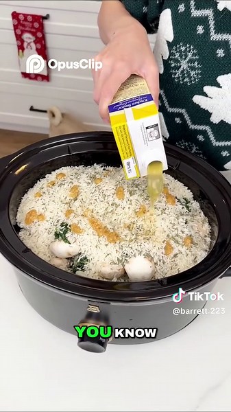 Easy Crock Pot Chicken & Rice Dinner Recipe