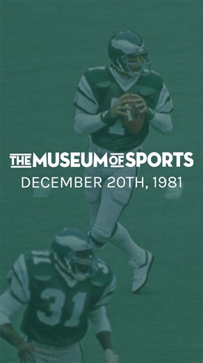 Museum of Sports on Instagram: "December 20th, 1981 - The Philadelphia Eagles clinch a playoff spot with a huge 38-0 win over the St. Louis Cardinals. This would come after losing 4-straight games. #Eagles #NFL"