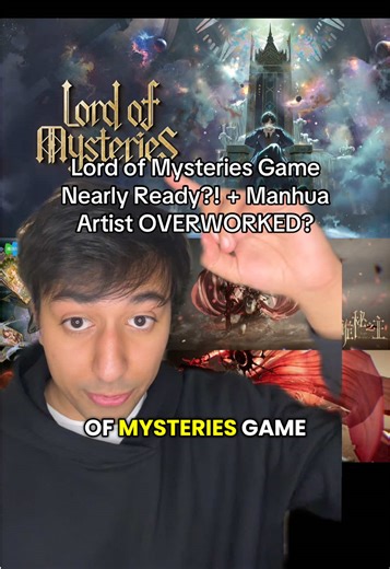 Lord of Mysteries Game NEARLY READY?! LOTM Manhua Artist OVERWORKED? #lotm #lordofthemysteries #anime #rezero #animerecommendations