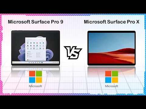 Microsoft Surface Pro 9 vs Microsoft Surface Pro X