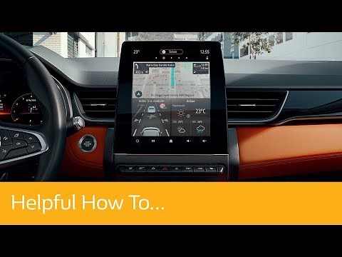 How To Use The Renault Easy Link Satellite Navigation System