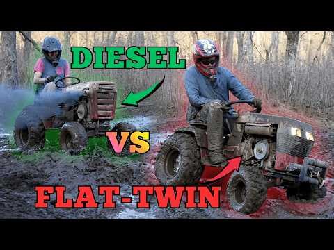 Can The Diesel Keep Up With A Twin | St. Patty's Day Mudding