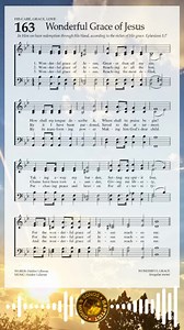 🎶 Wonderful Grace of Jesus — a grace so full and free, reaching even me. Let this hymn remind us that no sin is too great and no heart is too far for His saving grace. 🙏✨ “Where sin abounded, grace did much more abound.”— Romans 5:20 (KJV) #WonderfulGrace #AmazingGrace #Hymns | Baptist Songs and Music