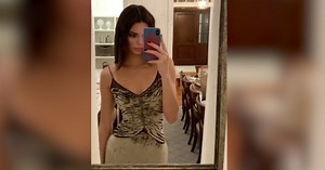 Kendall Jenner Stunned in a Slinky Dress at Justin Bieber's Wedding