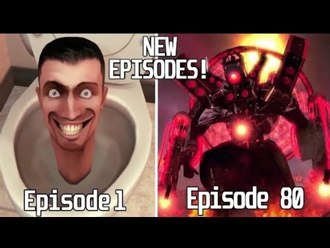 Skibidi Toilet 1 - 80 (Part 1) ALL Episodes (60 FPS REMASTERED) Titan Speakerman 3.0 (Episode 81?)