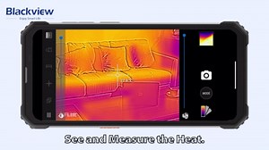 Blackview BV8900 Rugged Smartphone, Thermal Camera 16GB RAM 256GB ROM 2TB TF Rugged Phone Unlocked, 6.5-inch 2.4K FHD+ Display, 10000mAh 33W Fast Charge, 64MP Anti-Shake Camera IP 69K Waterproof, NFC