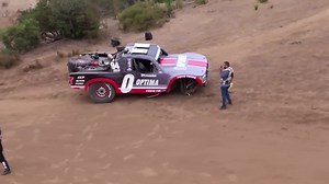 52K views · 543 reactions | Pole position Trophy Truck #94 Christopher Polvoorde is out of the 2025 BFGoodrich Tires SCORE Baja 500 in the first few miles of the start. This is where off-road warfare is live. | SCORE International | Facebook
