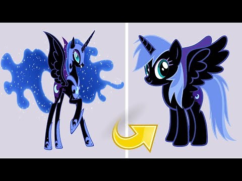 Nightmare Moon as Rainbow Dash MLP