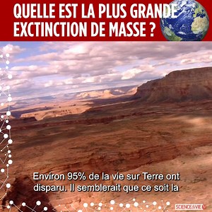 34K views · 619 reactions | 勞 La plus grande extinction de masse dont vous n'avez jamais entendu parler !  La Science en Question, chaque mercredi dès ce soir à 20h45 sur Science & Vie TV. | Science & Vie TV | Facebook