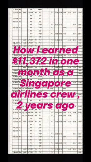 Singapore Airlines Cabin Crew Rewards Explained