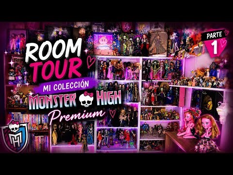 Mi COLECCIÓN de MONSTER HIGH y DISNEY ✨ Room Tour de ENSUEÑO