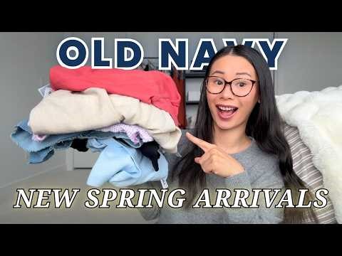 NEW Old Navy Spring Arrivals Try-On Haul | Cute & Affordable Outfits
