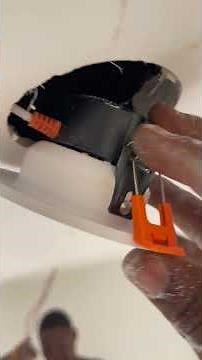 LED light installation #electrician #electrical #power #tools #powertools