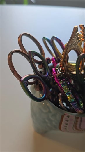 How do you store your craft scissors? 🤔💖💫 Check out all of my fav scissors here: https://www.amazon.com/shop/crochetmelovely/list/6VH2EXNT62O6 https://www.amazon.com/shop/crochetmelovely Link to my blog/website: https://crochetml.com/ https://crochetml.com/pages/free-crochet-patterns Check out the IG reel here: https://www.instagram.com/p/DSDVksFEW20/ Check out the tiktok here: https://www.tiktok.com/@crochetmelovely/video/7581921543756795167 . . . #yarn #fiberartist #crochetersofinstagram #c