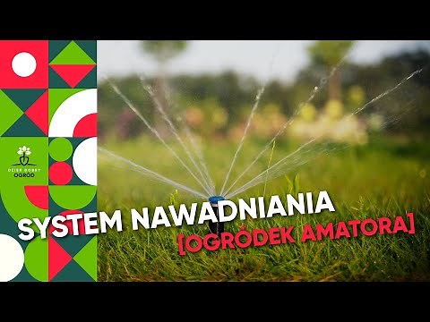 Automatic garden irrigation. Lawn irrigation system.