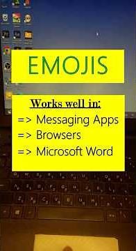 Get Emojis on Your Laptop or PC | Windows 10/11 #shorts
