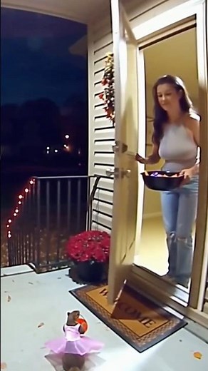 Squirrel Gets Scared 🐿️ #trending #funny #viral #foryou #thanks