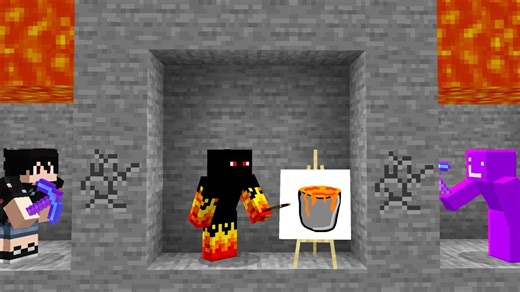 126K views · 6.6K reactions | 2 CAZADORES vs ATHOS QUE DIBUJA en MINECRAFT | ATHOS YT | Facebook