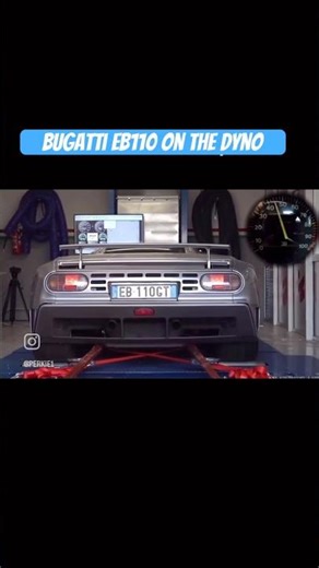 Rate Bugatti EB110 Supercar Dyno Test