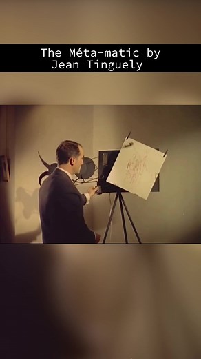 In 1959, Jean Tinguely developed an early version of what we know today as artificial intelligence, the so called Méta-matic, a drawing machine where the drawing process is entrusted to an electronic machine #métamatic #jeantinguely #1959 #drawingmachine #artificialintelligence #electronicmachine #machinemadeart #contemporaryart #electronics #invention #retrotech #techgeek