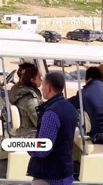 من الذاكرة الاميرة إيمان برفقة زوجها السيد جميل في البترا