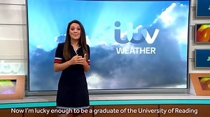 3.5K views · 170 reactions | Laura Tobin is a Meteorologist and weather presenter on ITV's Good Morning Britain, a BSc Meteorology graduate from 2003, and our Alumnus of the Year in 2016. She's got a message of congratulations for everyone finishing at Reading, but particularly all the new Meteorologists. Thanks Laura, and farewell and good luck to the #UoRClassof2020 | University of Reading | Facebook