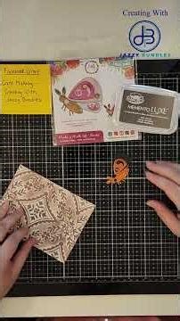 Vintage Vibes! 🕰️ How to Make a Faux Metal Card Background! ✨