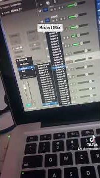 How to route your Behringer X32 into your Logic Pro x for board mix #livesound