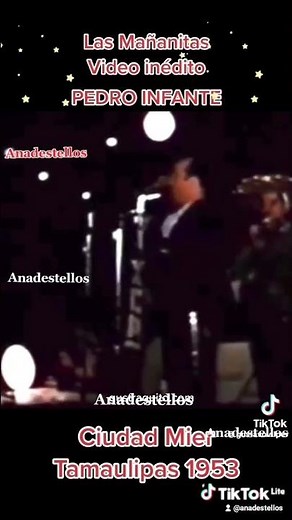 PEDRO INFANTE EN VIVO - LAS MAÑANITAS - VIDEO INEDITO