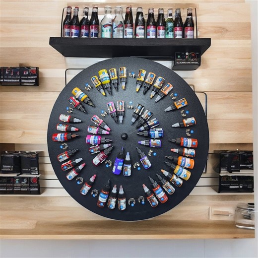 Tattoo Ink Wheel 360 Pro: Electric Rotating Ink Mix and Organizer - Etsy