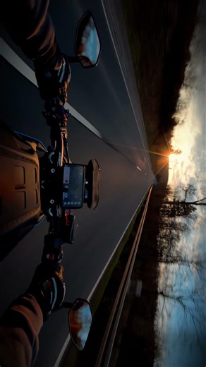 Sunday Sunset Ride in Germany BMW S1000R (4K) | #motorcycle #4k#pov#sunset #viral #s1000r #bikelife