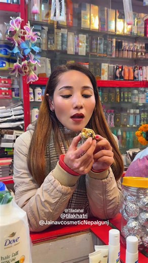 Nepalgunj Jainav Cosmetic @Tila dahal @tila khatri @Fresh _Thrift _San’Z Nepalgunj @SANZZ Natural & Lifestyle @kasa_Boutique&Collections @kasa_accessories&Collections #cosmetics #connectnepalgunj #sanzproteinladdu #sanzeetabasnet #sanzZEnergyboster