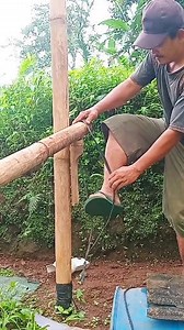 Cara mengatasi bambu yang super ngeyel 😊😊 #tutorial #bambu #kerja #video #reelsfyp #jangkauan | Zukirtukangyu