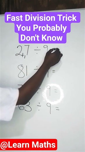 Fast Division Trick You Probably Don't Know