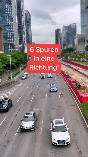 Sechs Spuren in Shenzhen: Hauptverkehrsstraße entdecken