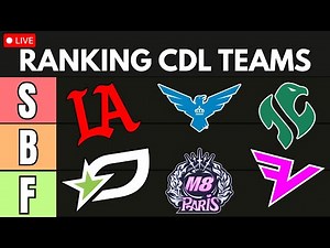 🔴CDL TIER LIST & PICKEMS | AROUND THE CDL LIVE