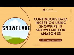 Day43: Continuous Data Ingestion Using Snowpipe in Snowflake for Amazon S3 and AWS SNS