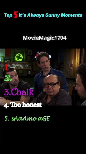 Top 5 It's Always Sunny Moments