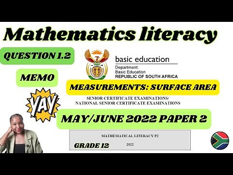 Grade 12 May/June 2022 Mathematical Literacy paper 2| QUESTION 1.2