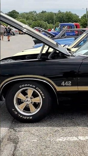 1970 Olds 442 – Black & Gold Muscle Legend.