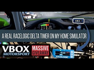 A VBOX LapTimer (Racelogic) on my sim rig | Demo and install | €1500 Giveaway | 4K