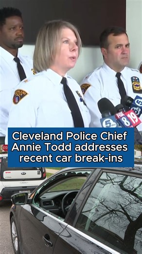 'It's just unacceptable' | Cleveland police address rash of car break-ins